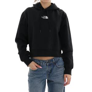 FELPA ESSENTIAL CROP NERO